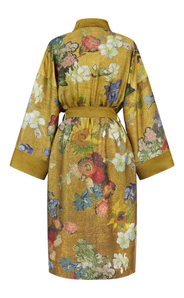 Bedding House Partout des Fleurs Gold Kimono