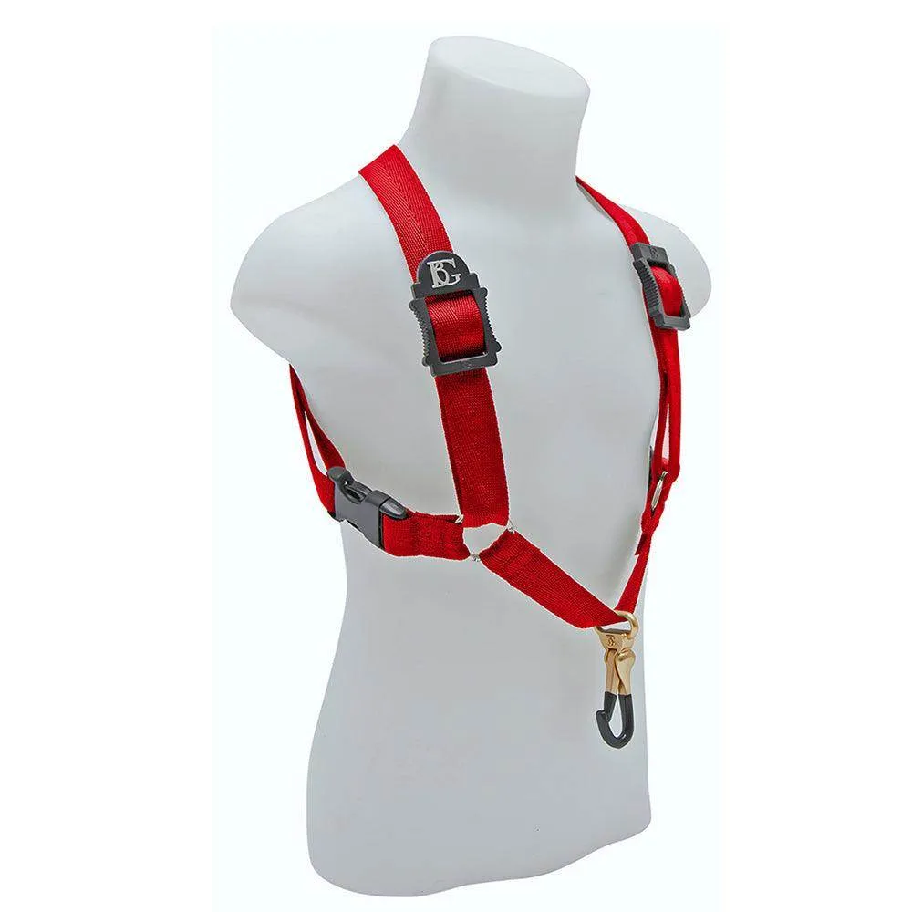 BG Alto, Tenor and Baritone Saxophone Harness Small Red Coated Metal Hook