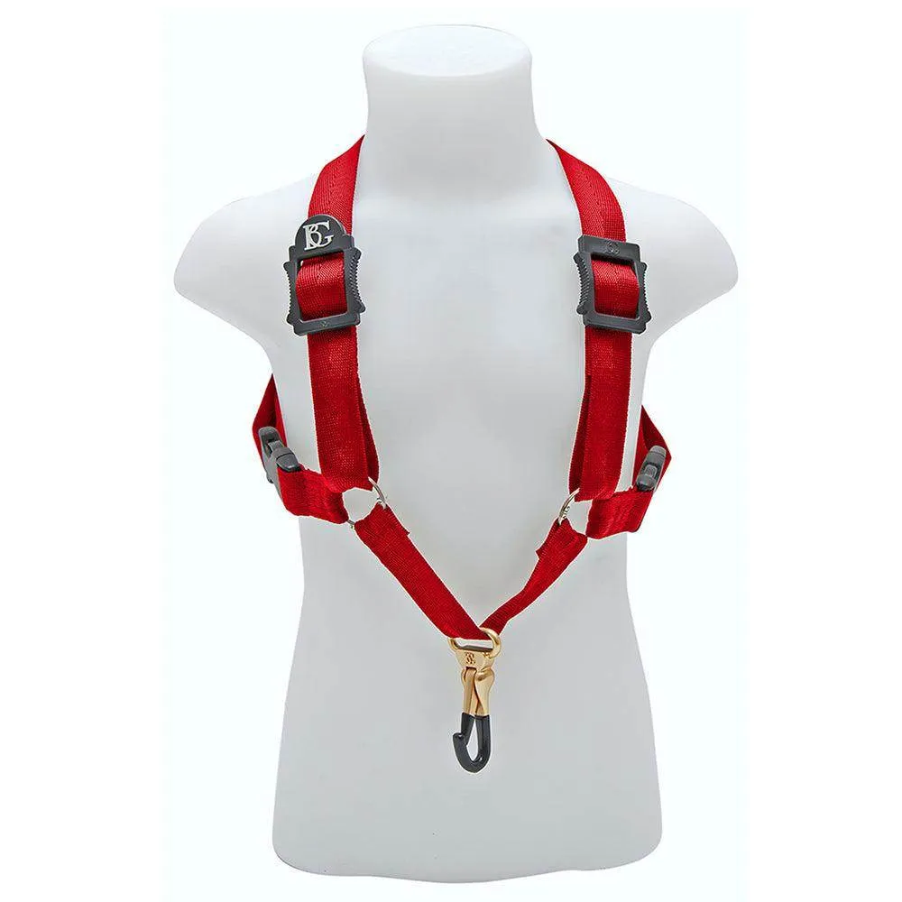 BG Alto, Tenor and Baritone Saxophone Harness Small Red Coated Metal Hook