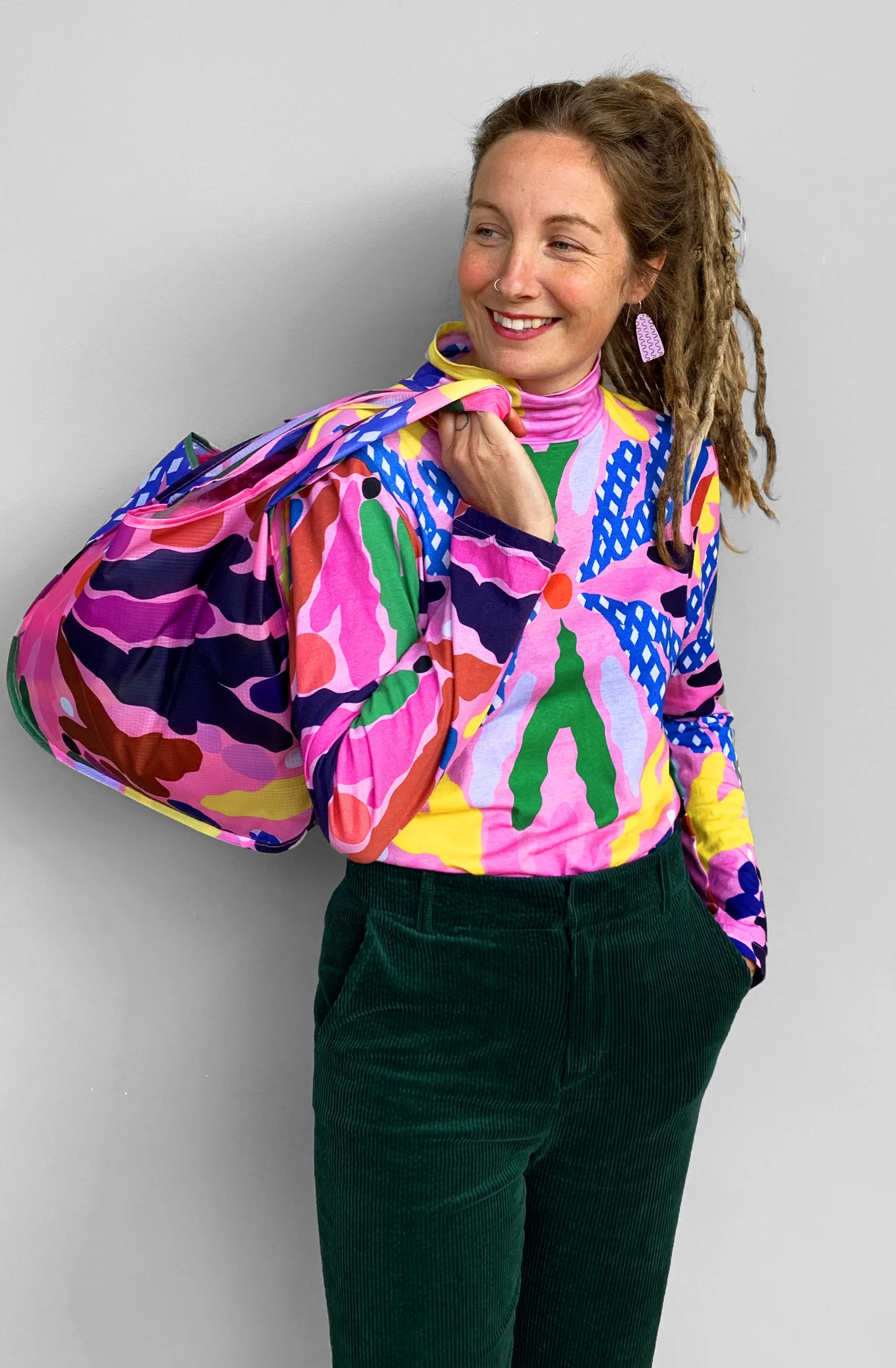 Bloom Bomb turtleneck jersey