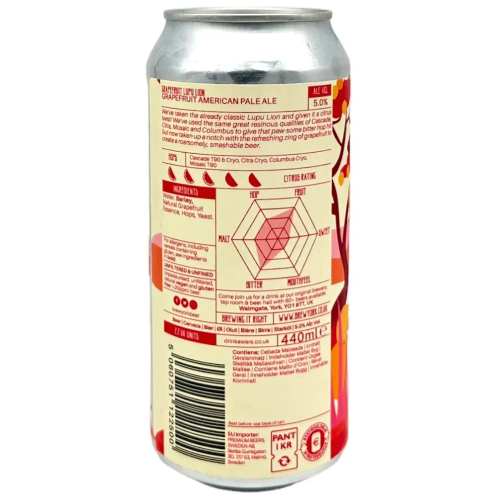 Brew York Grapefruit Lupu Lion