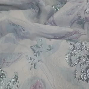Brocade Fabric 150 cm Lilac