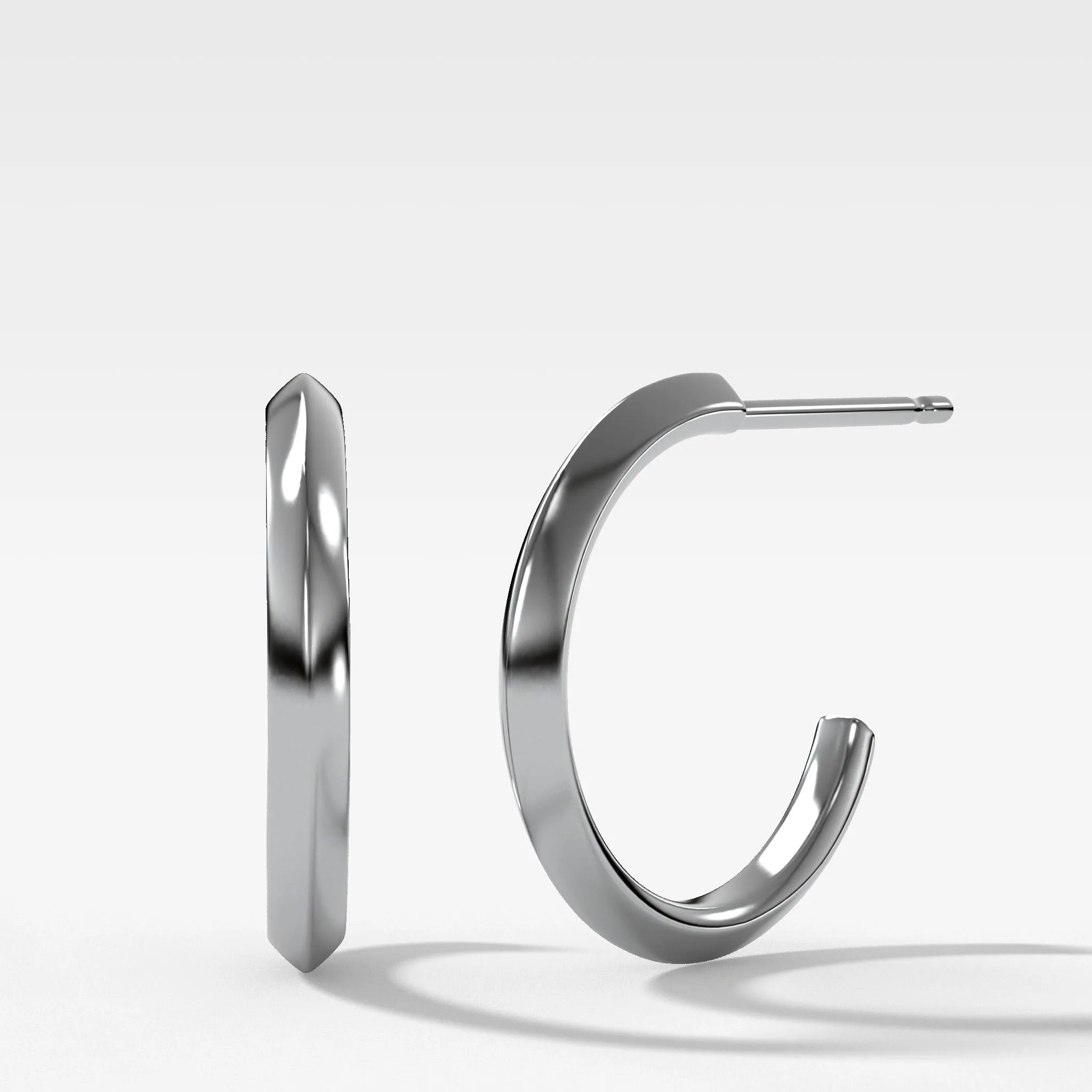Butter Knife Edge Earrings