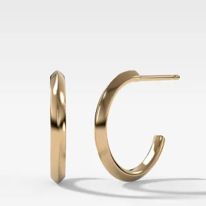 Butter Knife Edge Earrings
