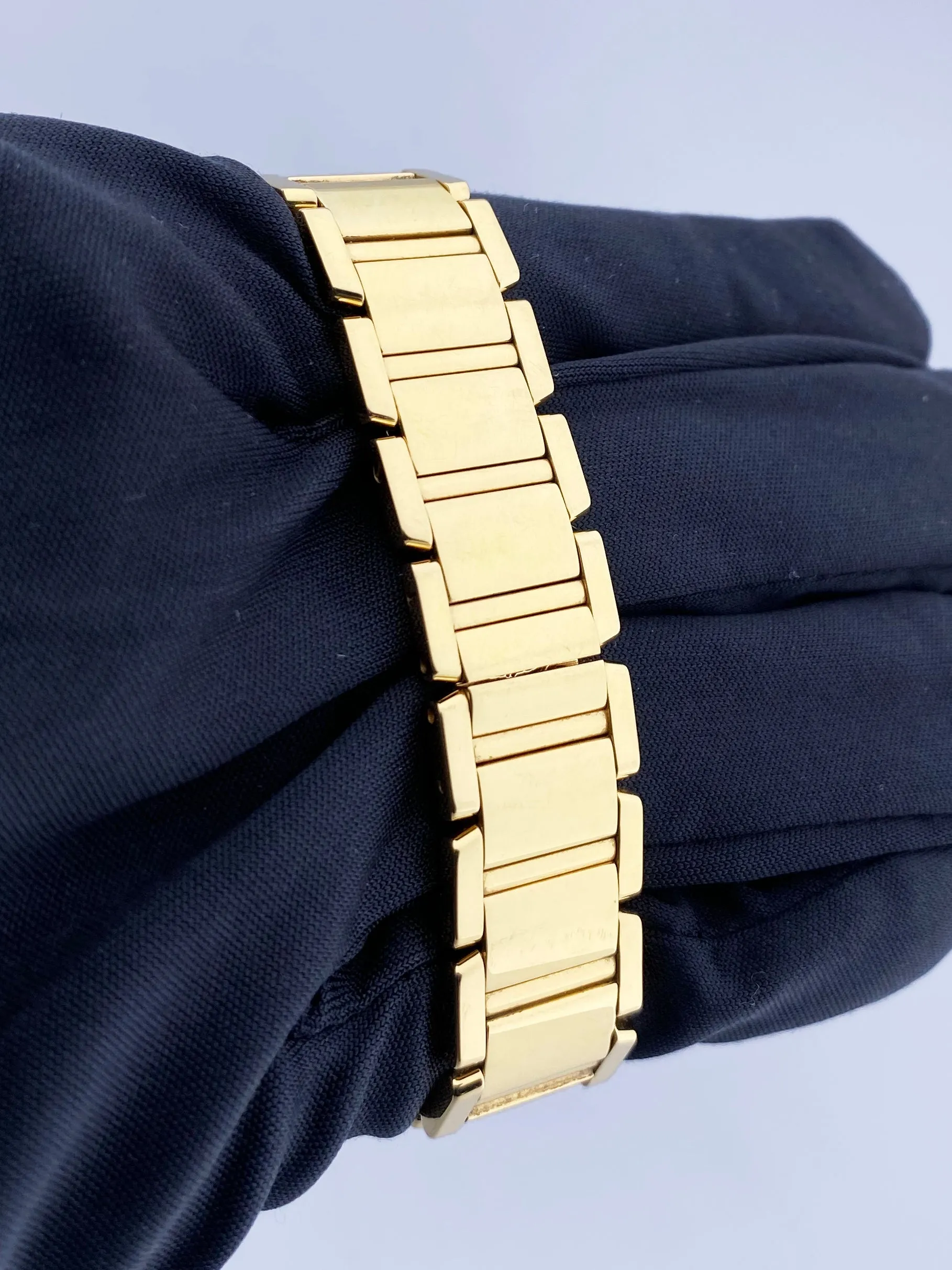 Cartier Tank Francaise 2385 18k Yellow Gold Ladies Watch