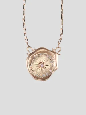 Celestial Sun Dial Necklace