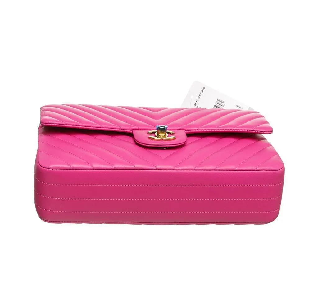 Chanel Hot Pink Classic 2.55 Bag