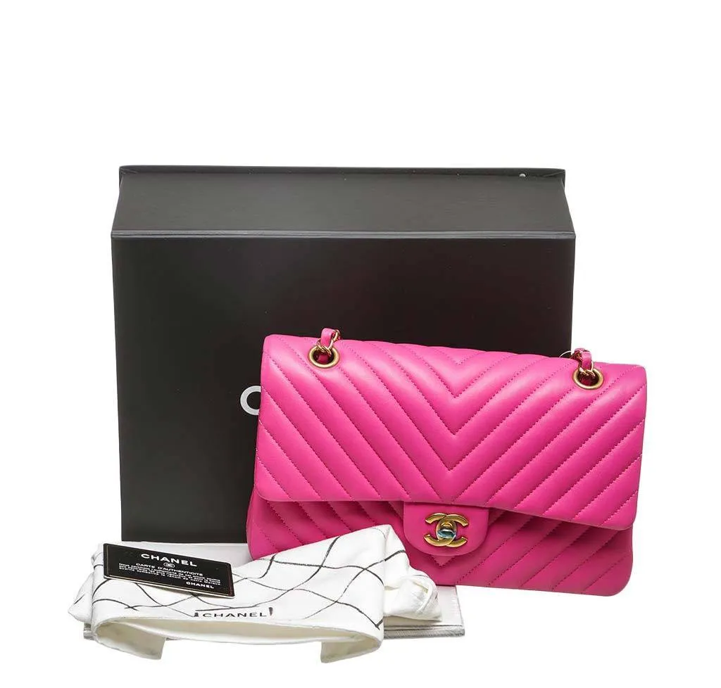 Chanel Hot Pink Classic 2.55 Bag