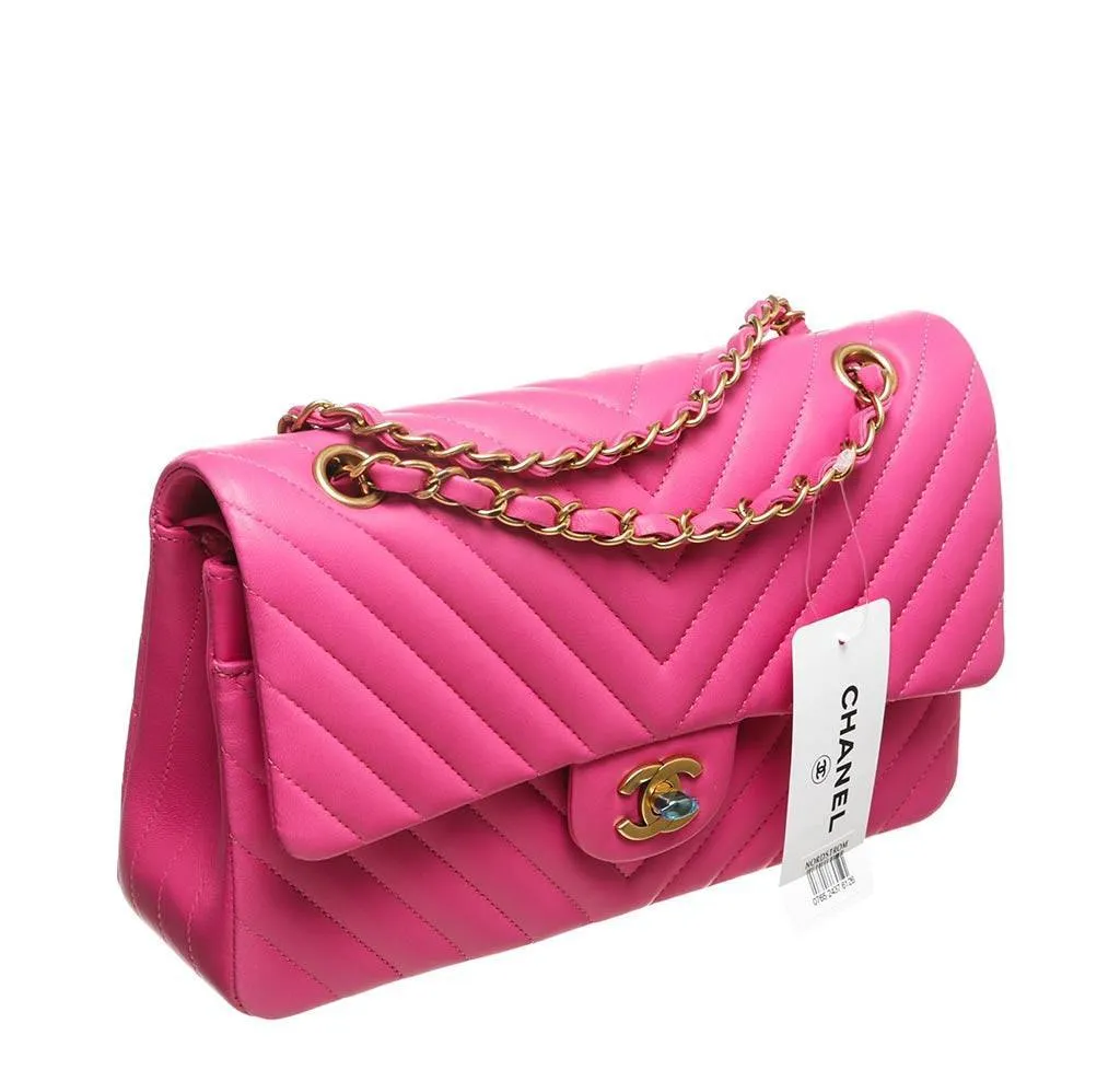 Chanel Hot Pink Classic 2.55 Bag