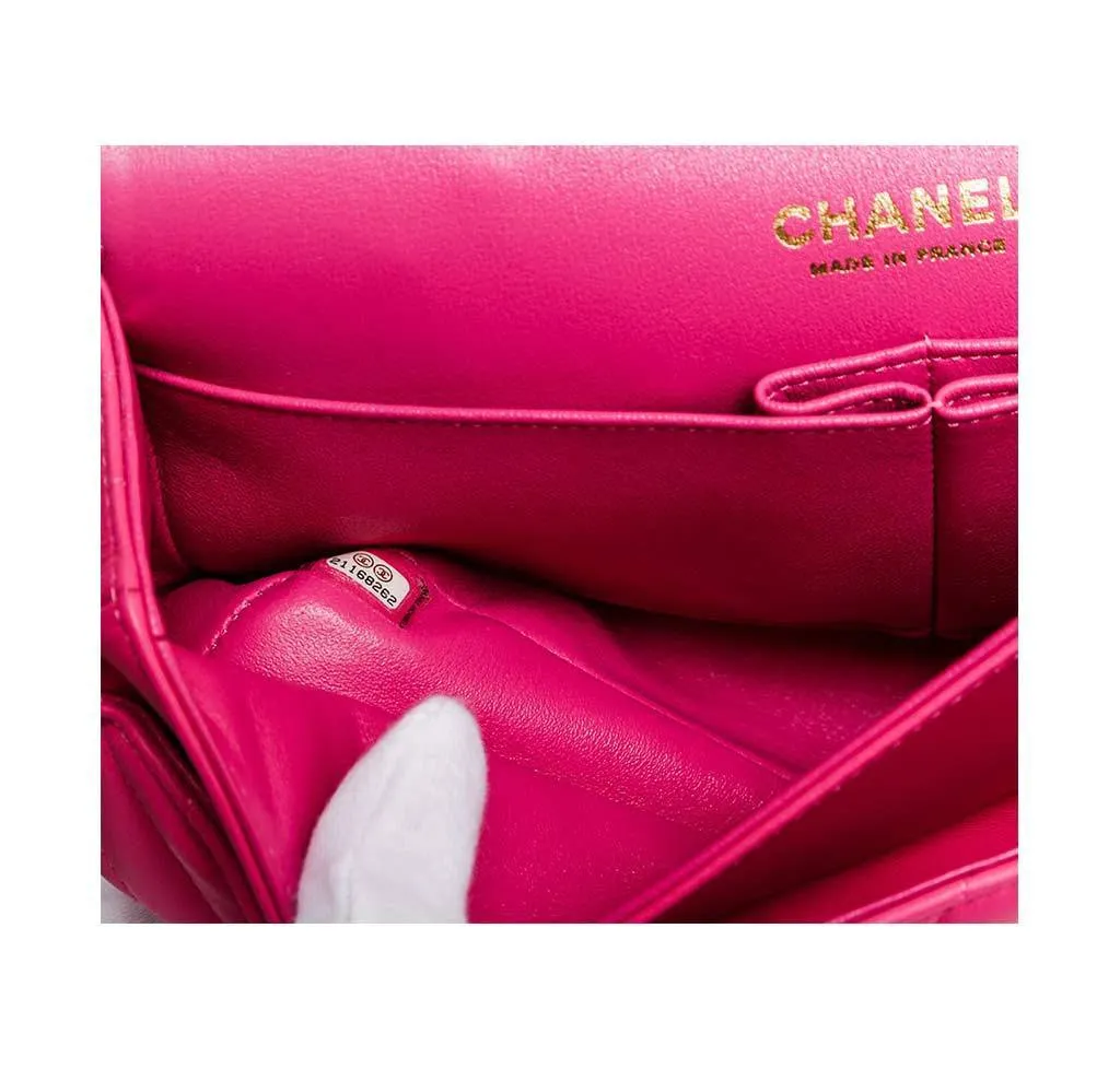 Chanel Hot Pink Classic 2.55 Bag