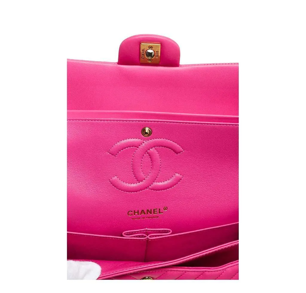 Chanel Hot Pink Classic 2.55 Bag