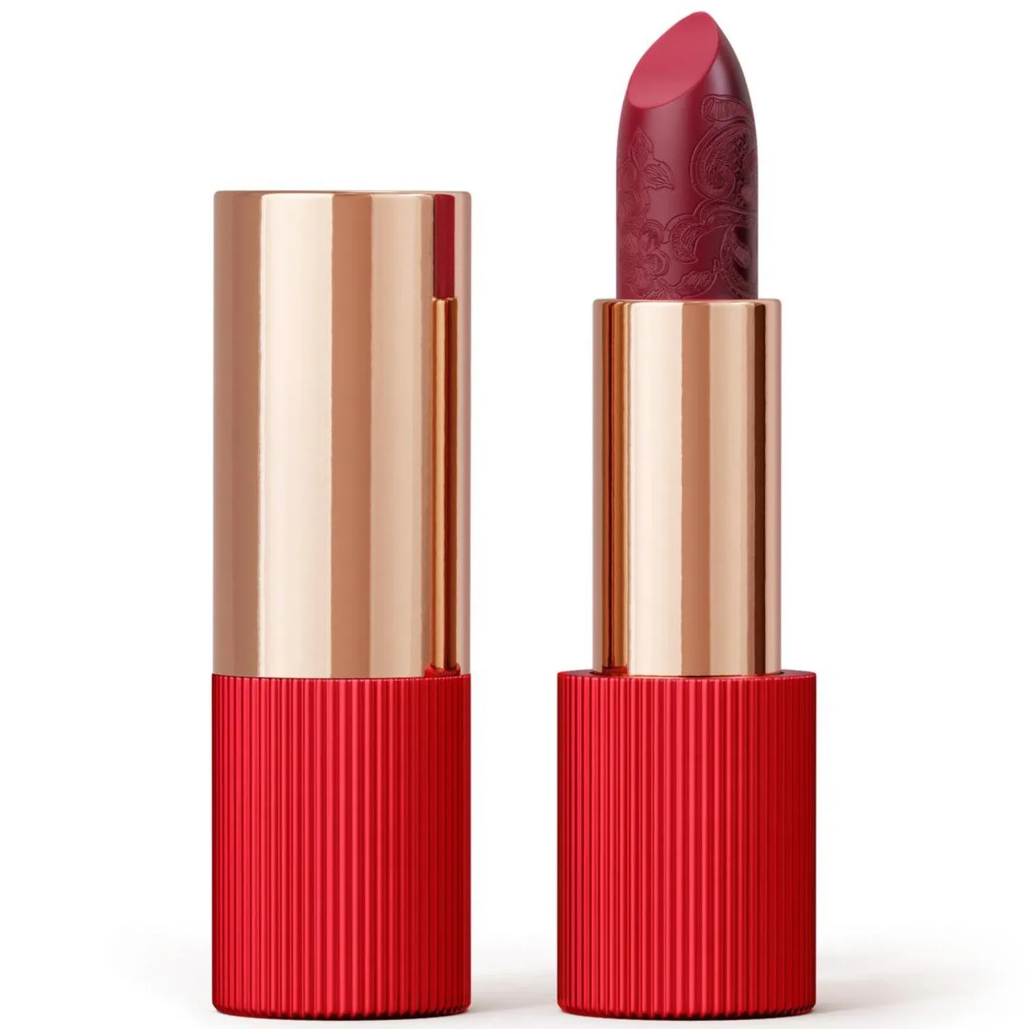 Cherry Red Lipstick