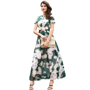 Chiffon Printed Maxi Dress