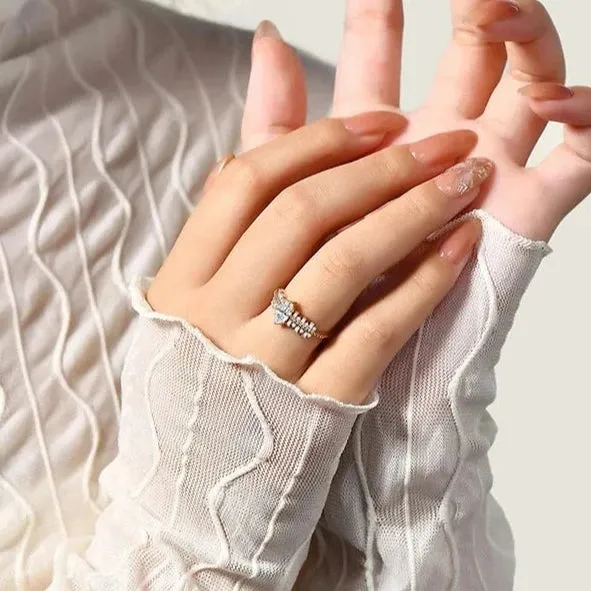 Classic Marquise-cut Diamond Engagement Ring