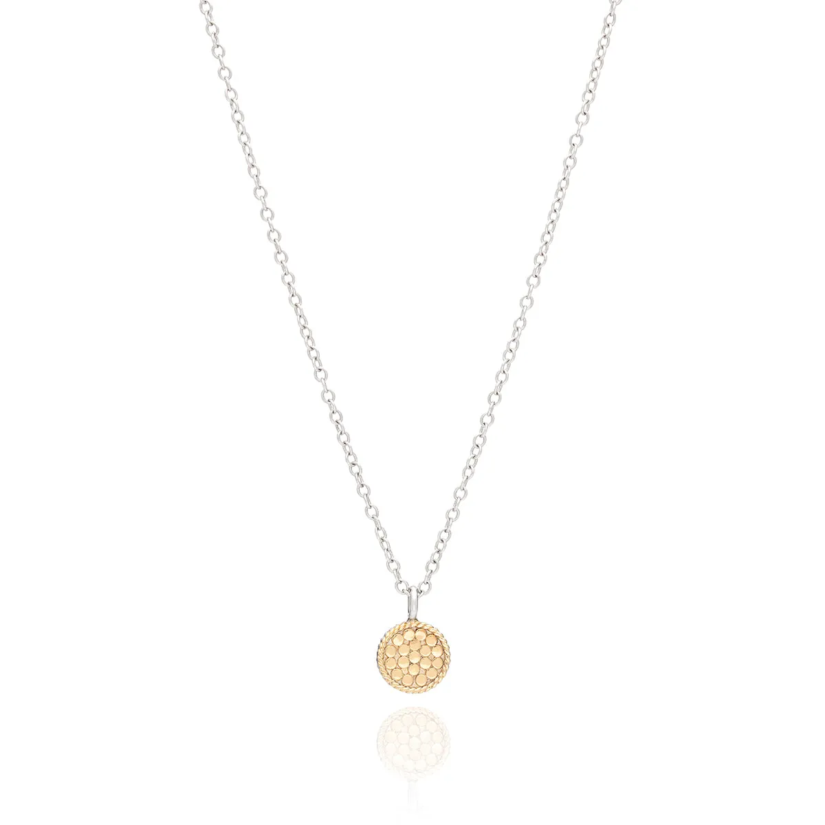 Classic Mini Circle Necklace - Reversible