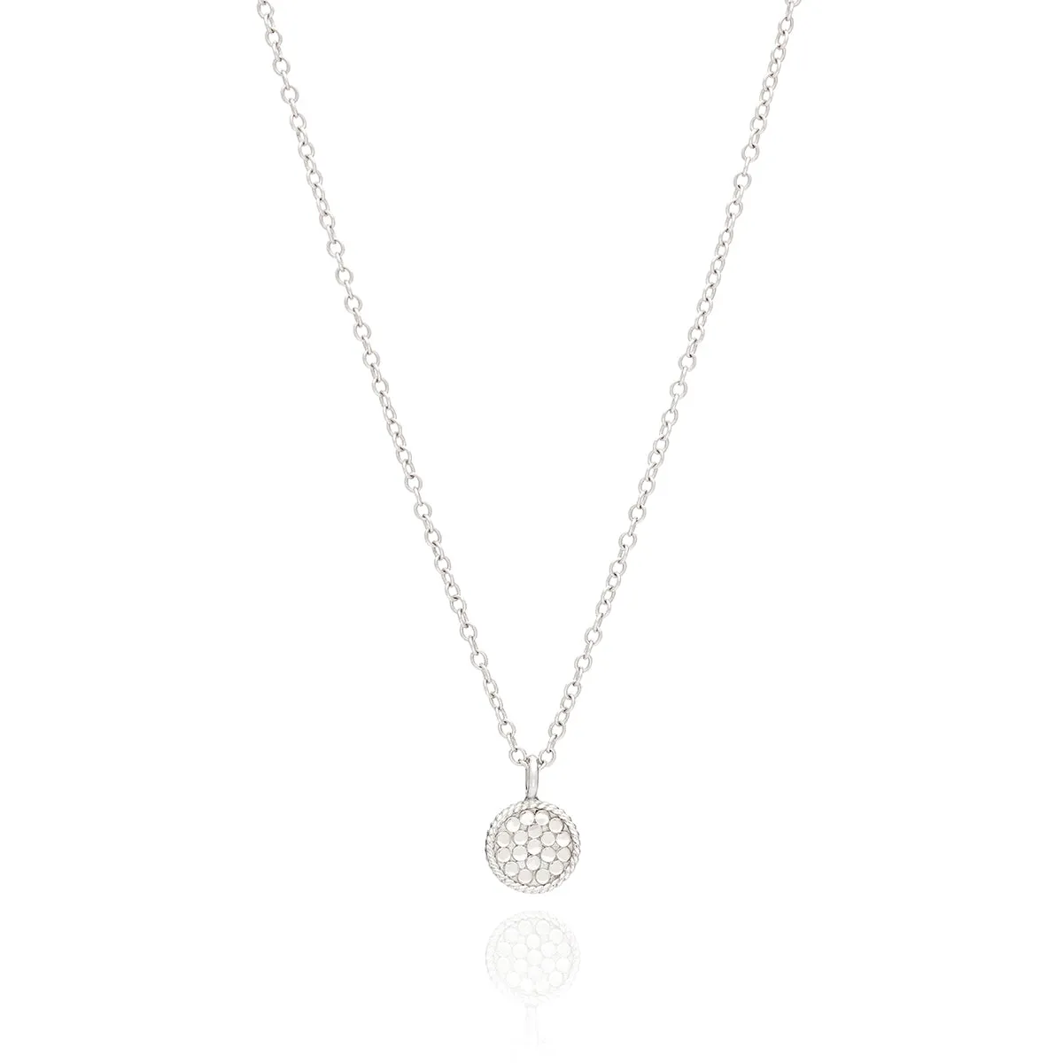 Classic Mini Circle Necklace - Reversible