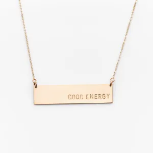 Classic Plate Necklace