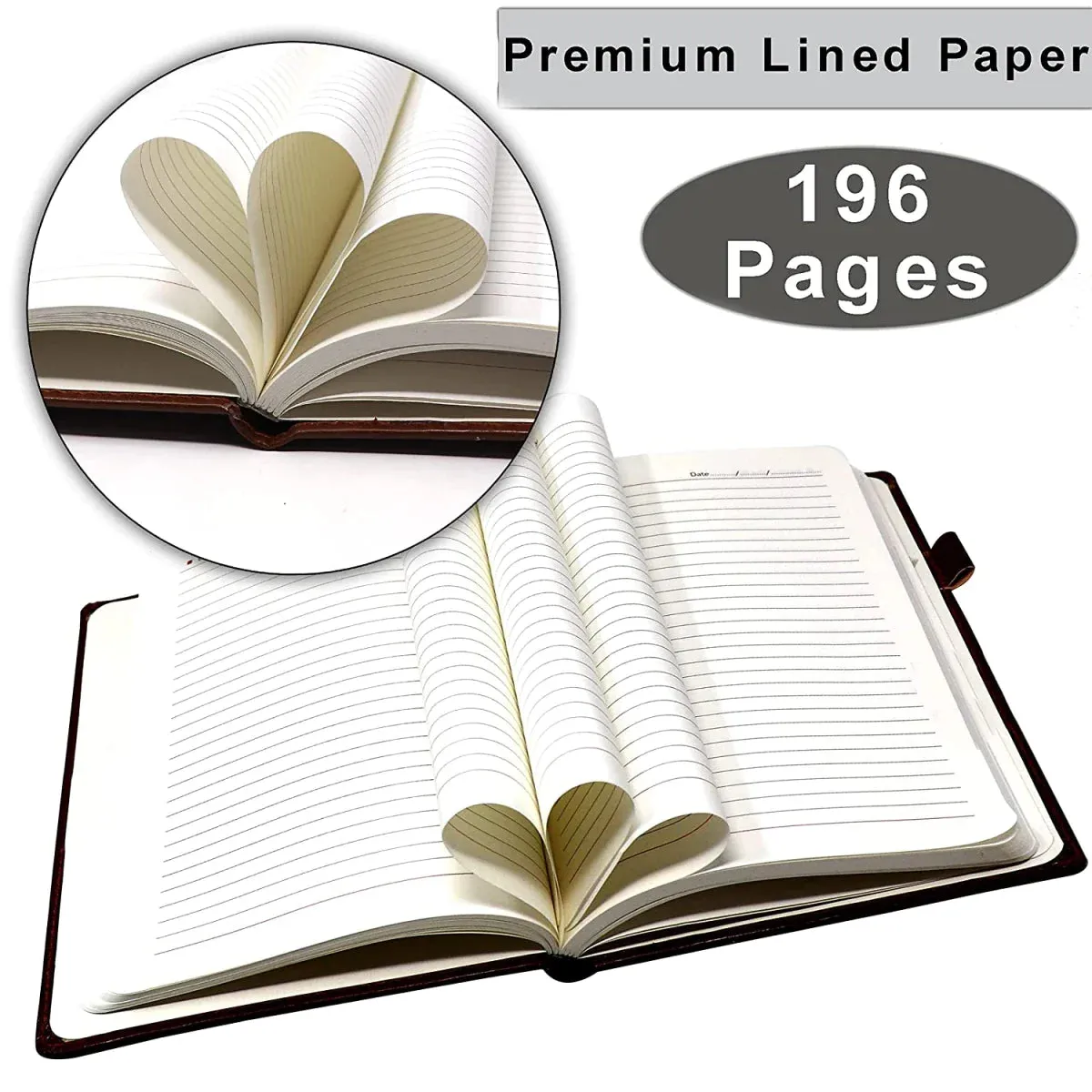 Classy Hardcover Diary   Classic Metal Pen   Classic Smart Bottle  (Black) - Blue