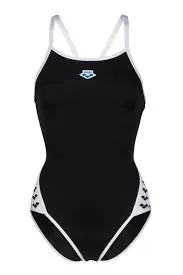 COSTUME ARENA DONNA PISCINA INTERO ICON VINTAGE NUOTO NERO