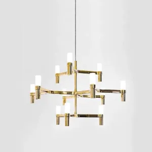 Cressida 12 - Light Shaded Tiered Chandelier! Retails $820  on Sale!
