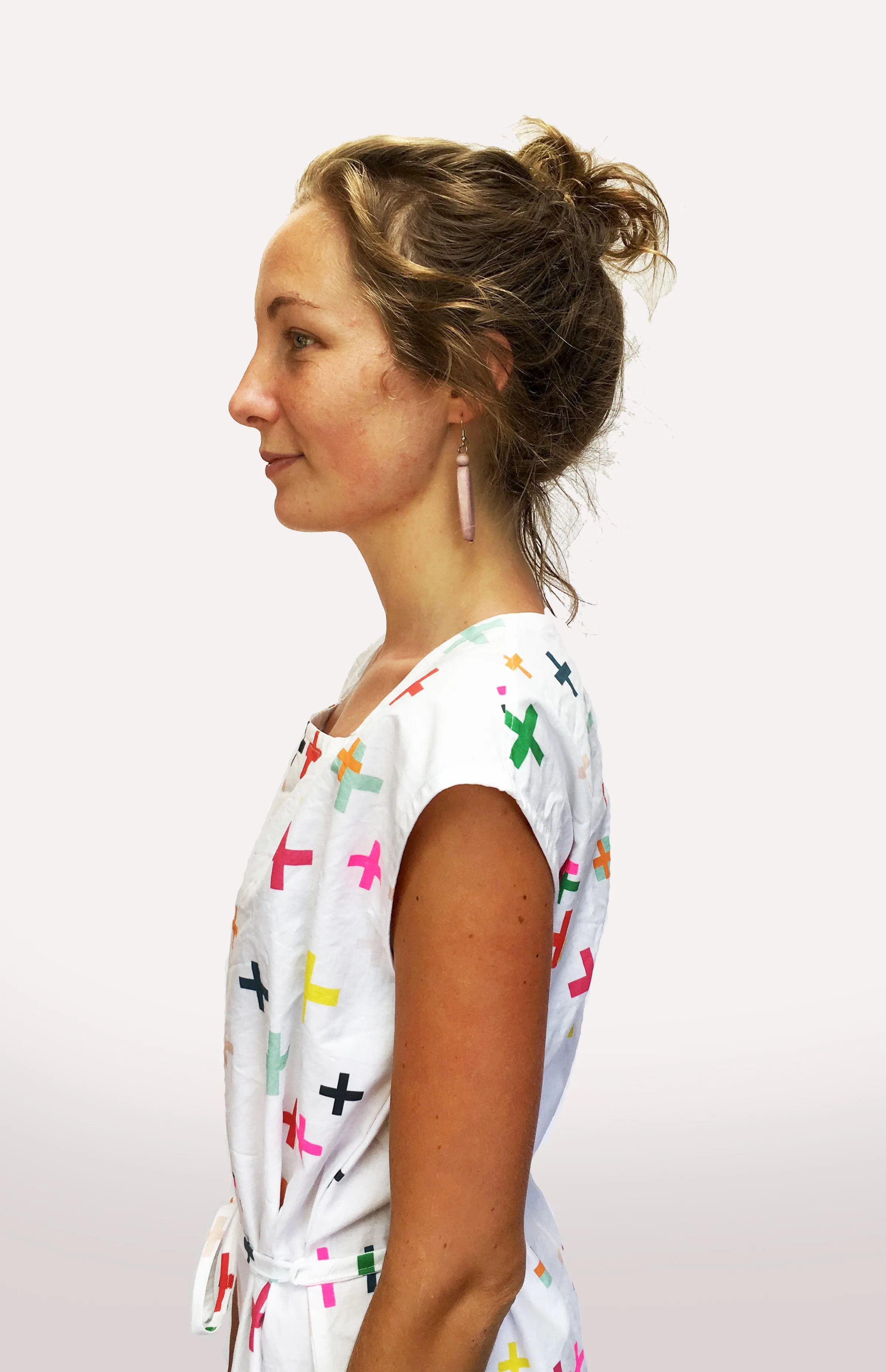 Criss Cross 100% cotton dress