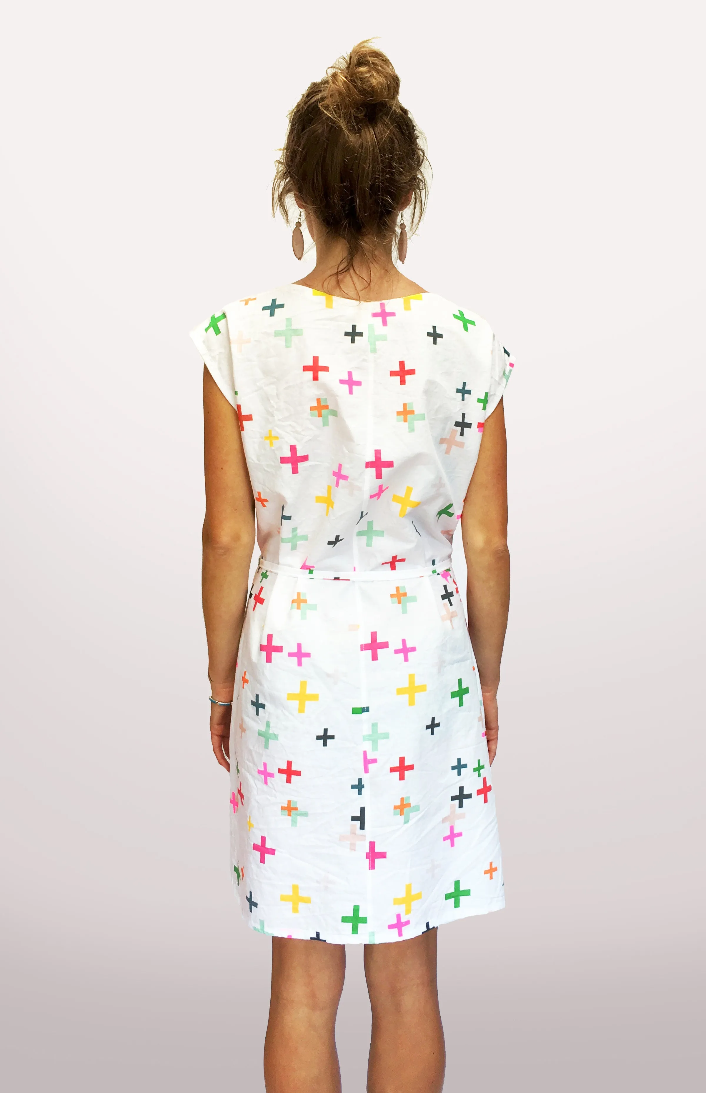 Criss Cross 100% cotton dress