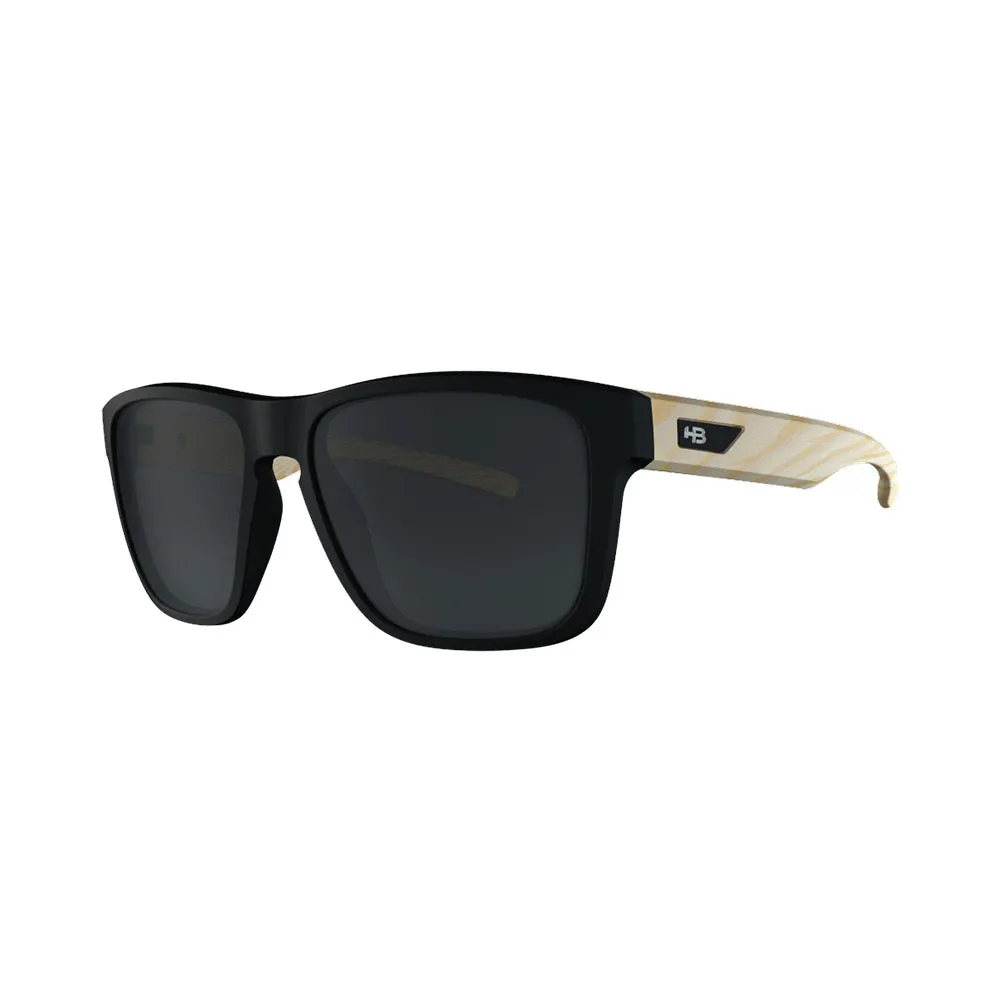 Óculos de Sol HB H-Bomb Matte Black Wood/ Gray