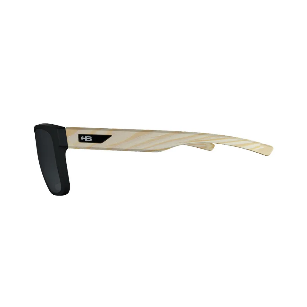 Óculos de Sol HB H-Bomb Matte Black Wood/ Gray