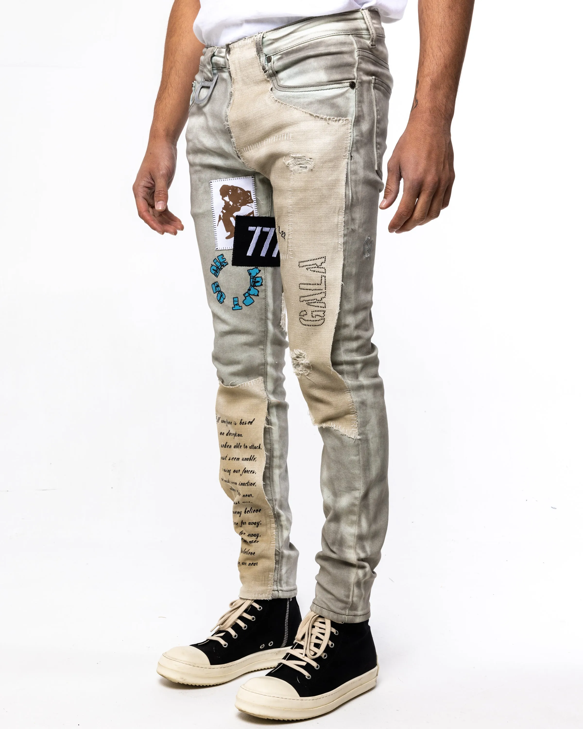 DECEPTION DENIM (GHOST OIL/IVORY)