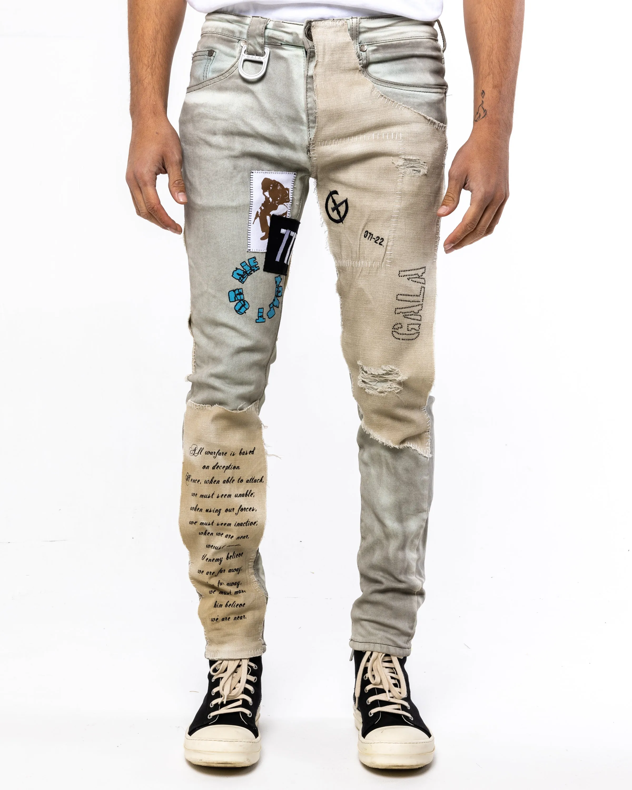 DECEPTION DENIM (GHOST OIL/IVORY)