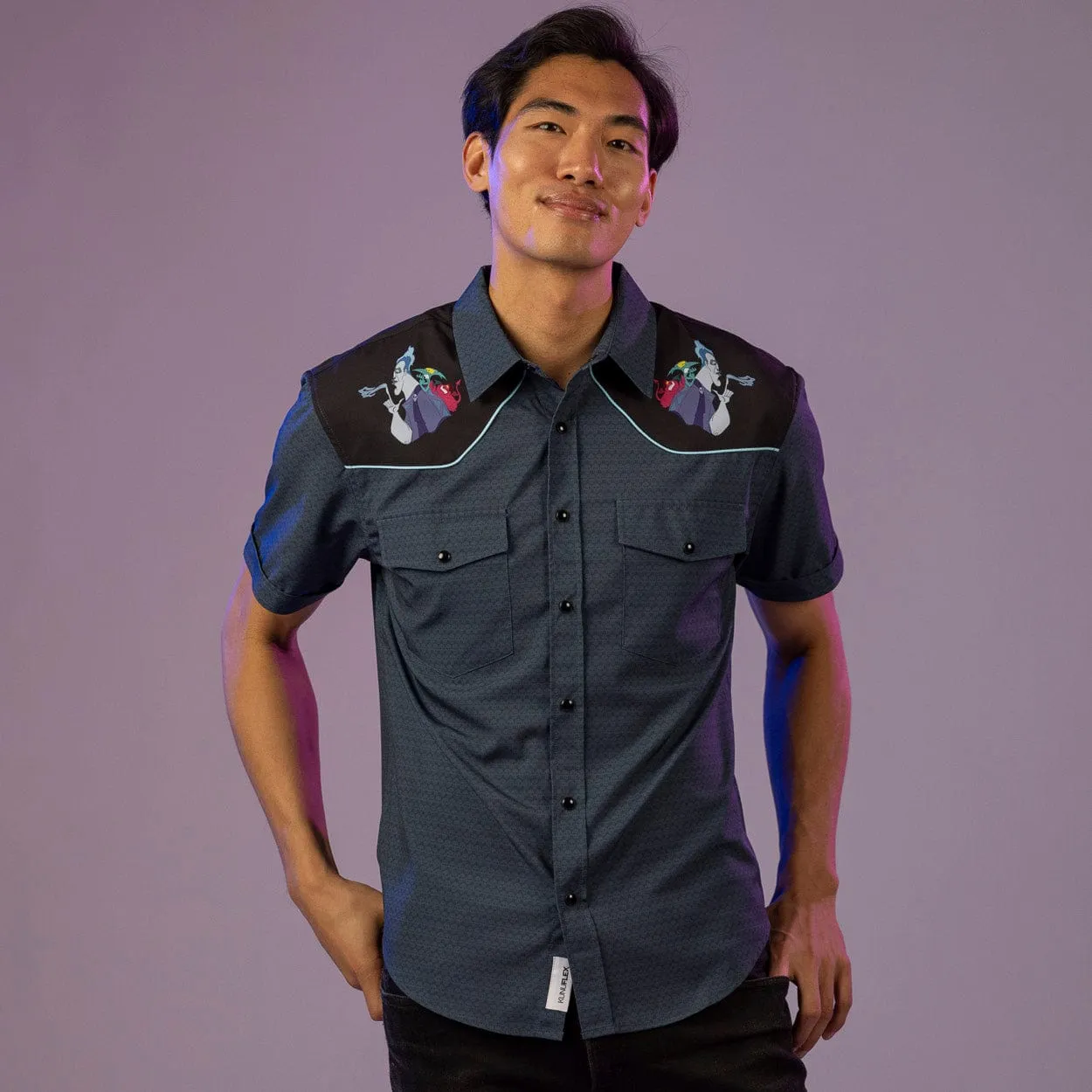 Disney Villains "Dark and Gloomy" – Roper Short Sleeve Shirt