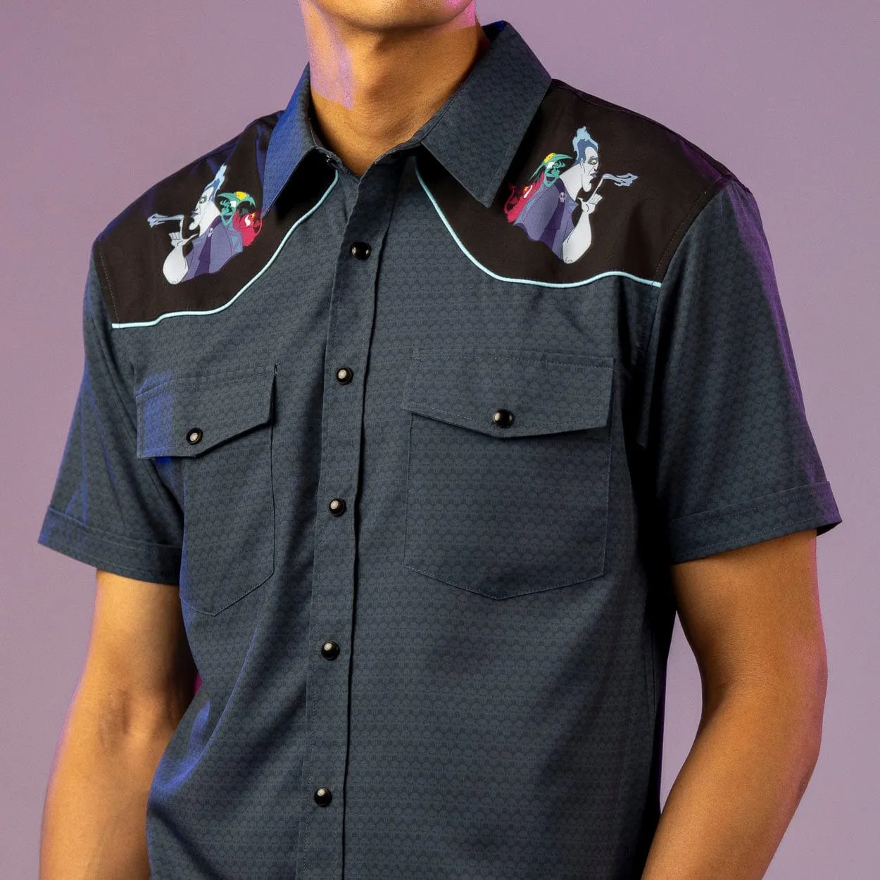 Disney Villains "Dark and Gloomy" – Roper Short Sleeve Shirt