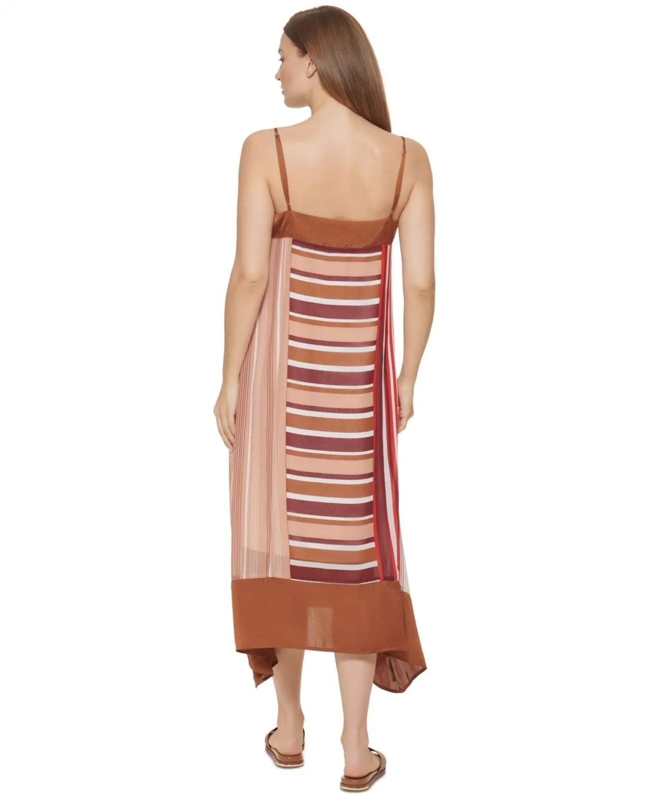 DKNY Women's Printed Midi Dress P2EBGB6Q