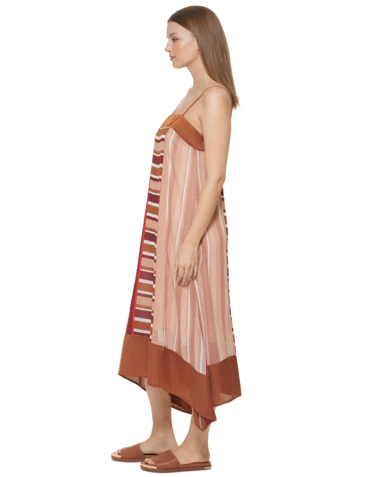 DKNY Women's Printed Midi Dress P2EBGB6Q