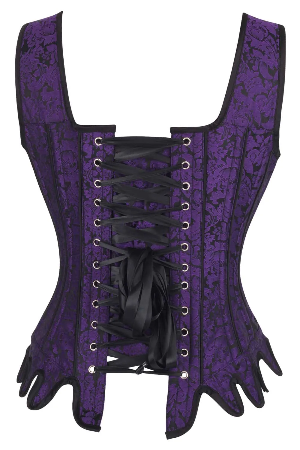Eisley Purple Overbust Corset