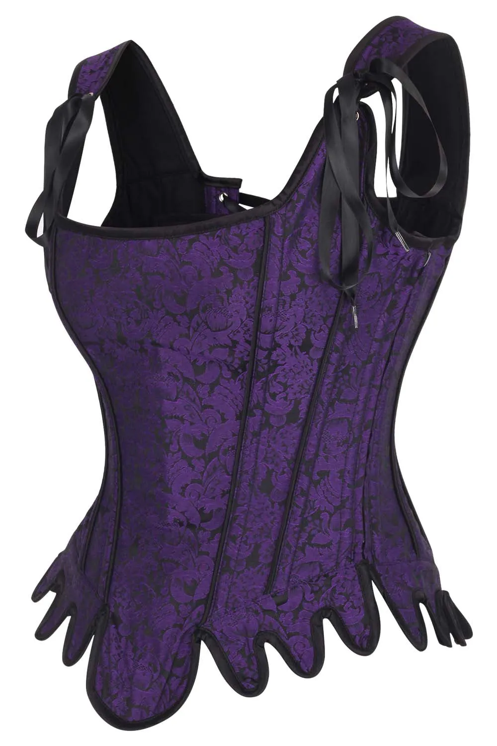 Eisley Purple Overbust Corset
