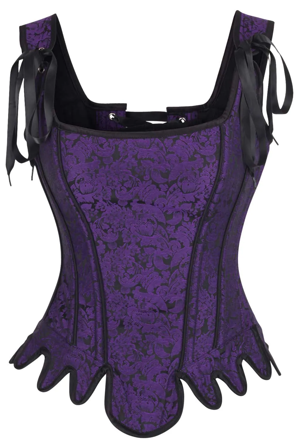 Eisley Purple Overbust Corset