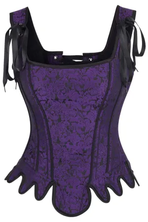 Eisley Purple Overbust Corset