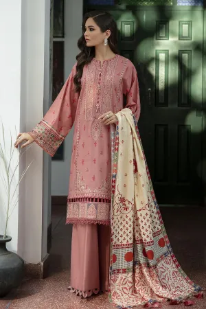 ELINOR | Jazmin Iris Winter Collection 2021 | Unstitched Embroidered Viscose Slub Khaddar Suit
