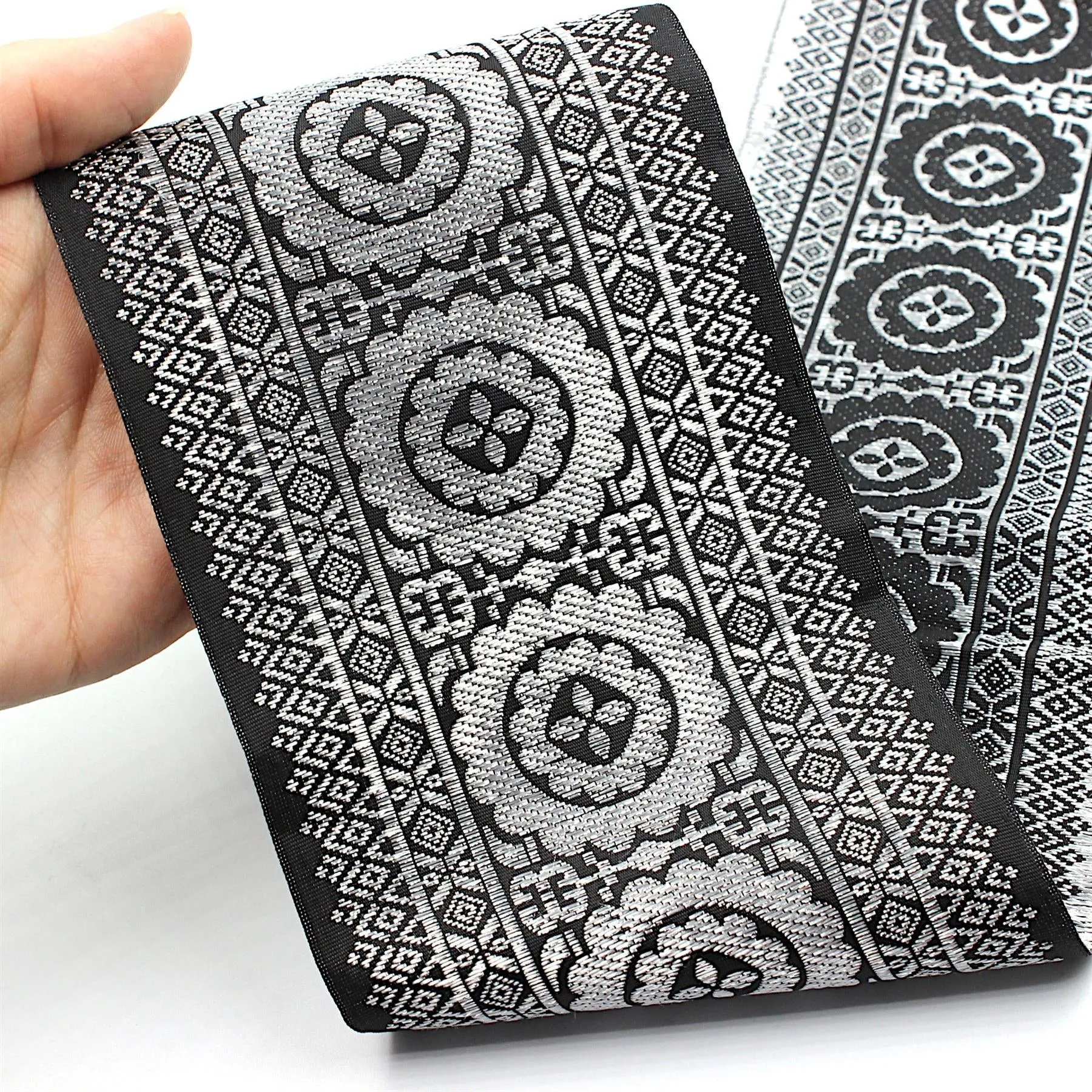 Embroidered Wide Brocade 10cm 6359