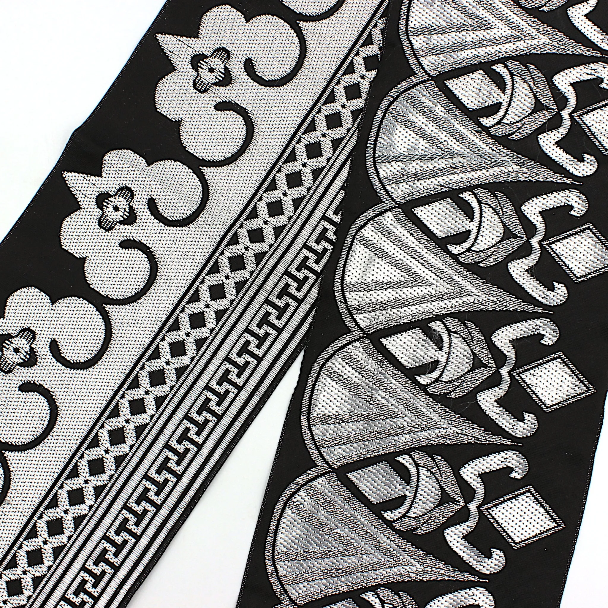 Embroidered Wide Brocade 10cm 6359