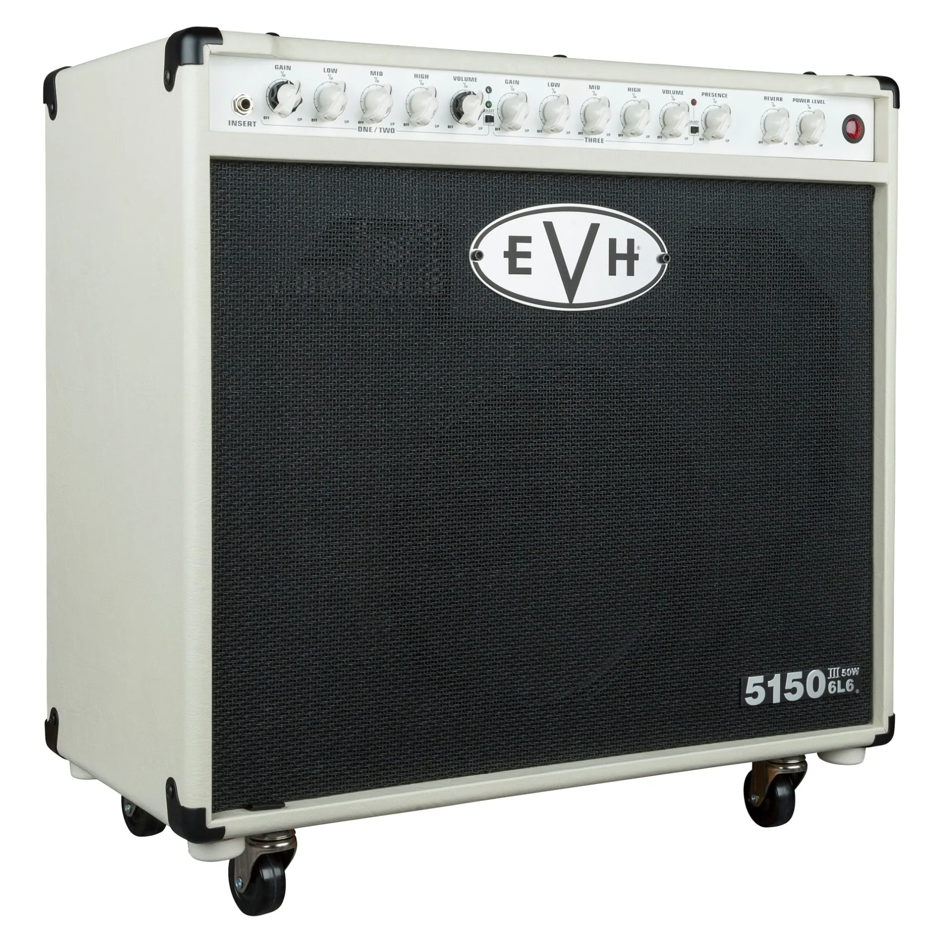 EVH 5150III 1x12 50W 6L6 Combo, Ivory, 120V