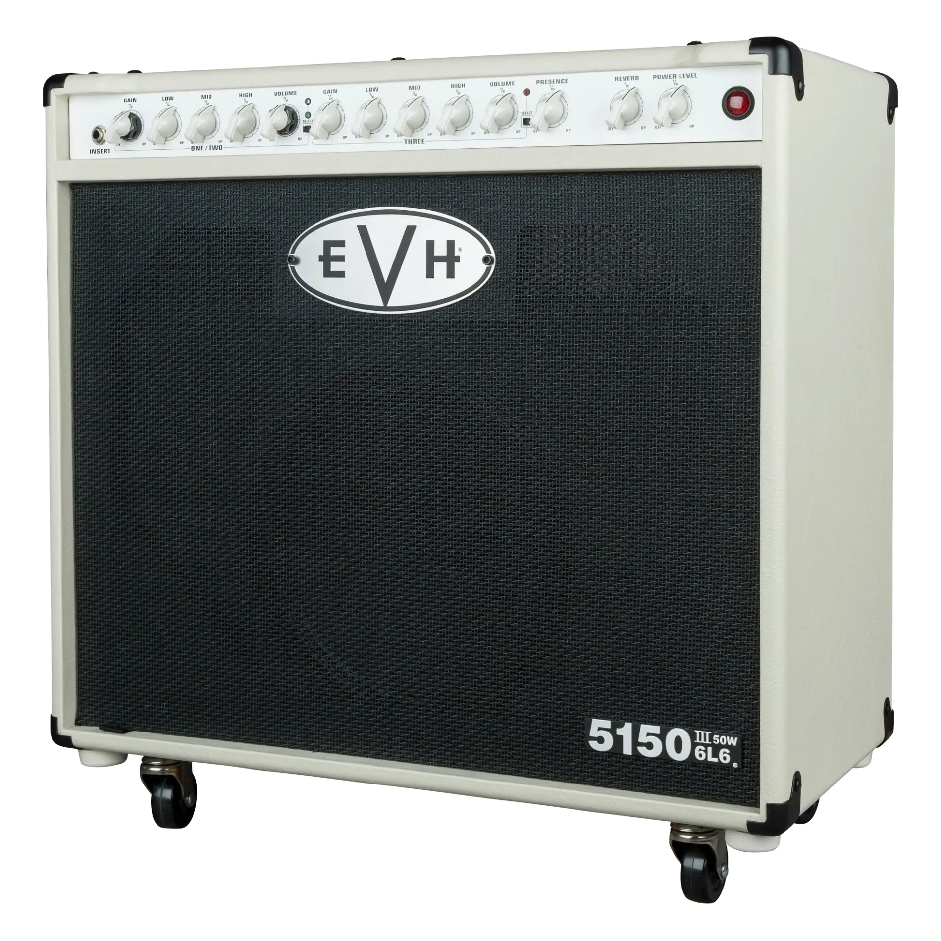 EVH 5150III 1x12 50W 6L6 Combo, Ivory, 120V