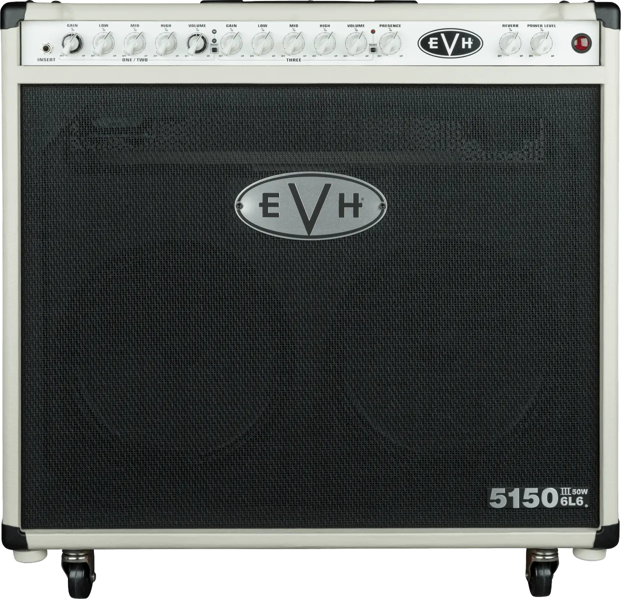 EVH 5150III 2x12 50W 6L6 Combo, Ivory, 120V