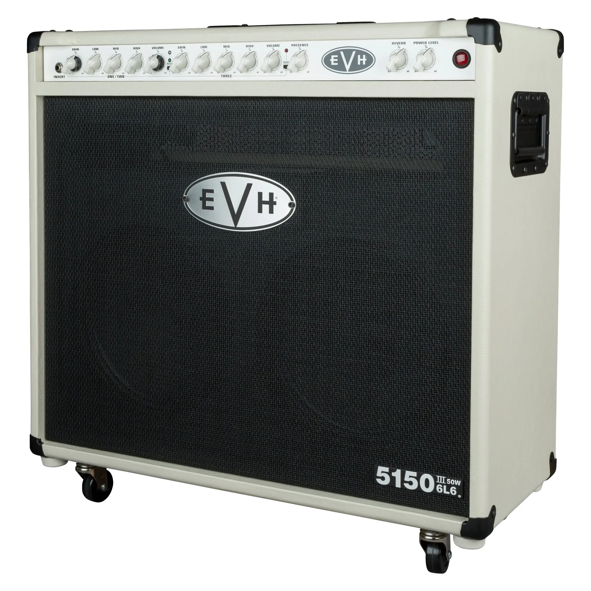 EVH 5150III 2x12 50W 6L6 Combo, Ivory, 120V