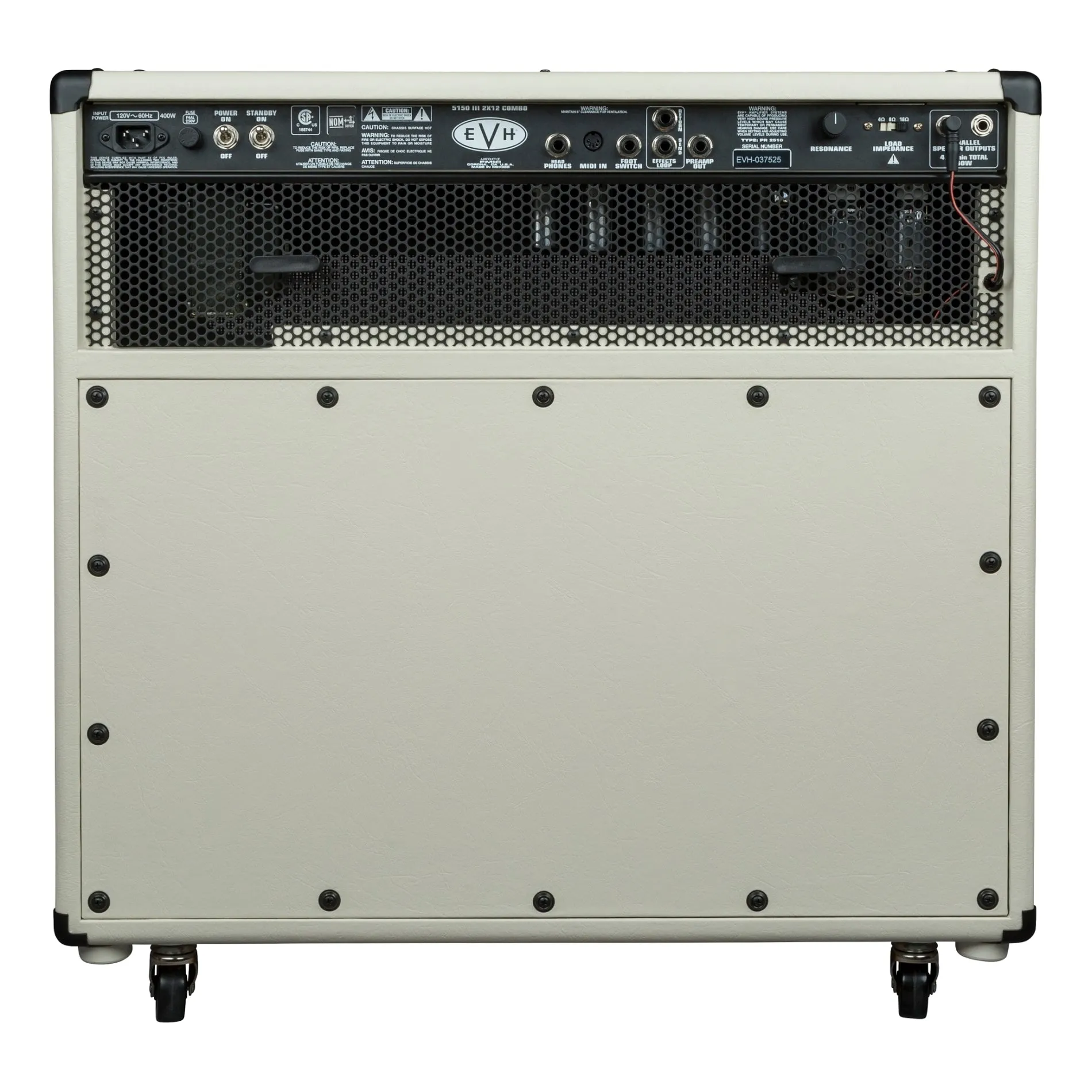 EVH 5150III 2x12 50W 6L6 Combo, Ivory, 120V