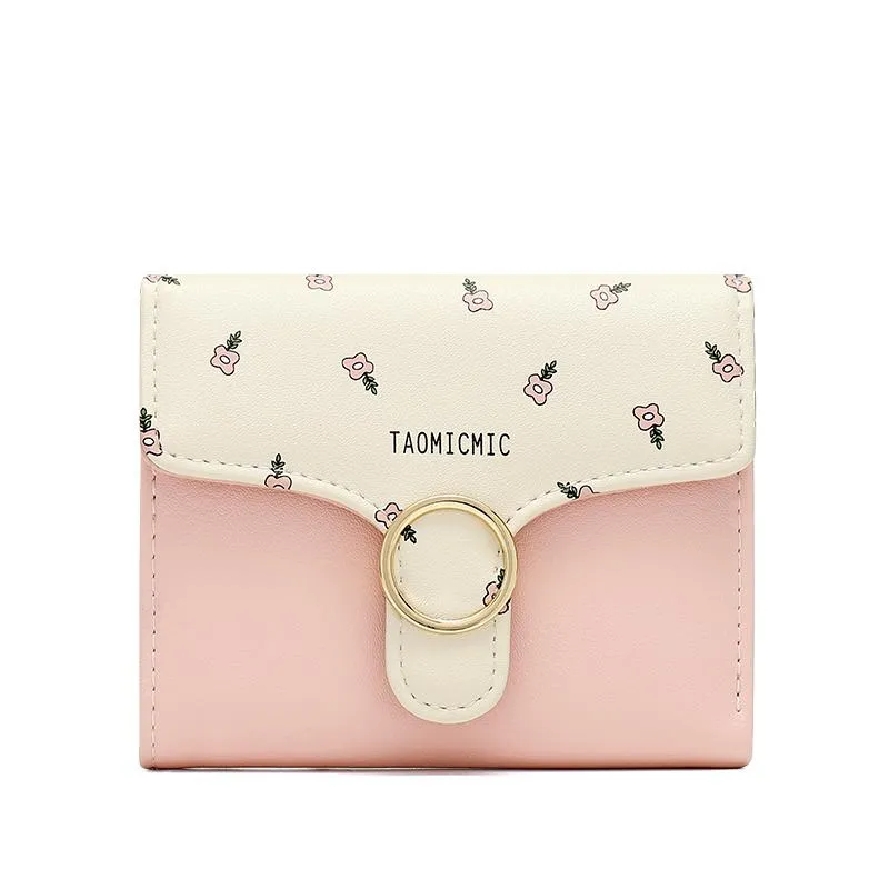 Fashion Printed Snap Wallet