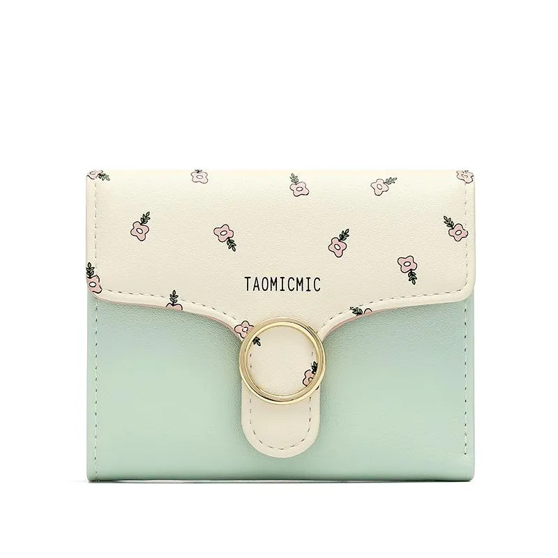 Fashion Printed Snap Wallet