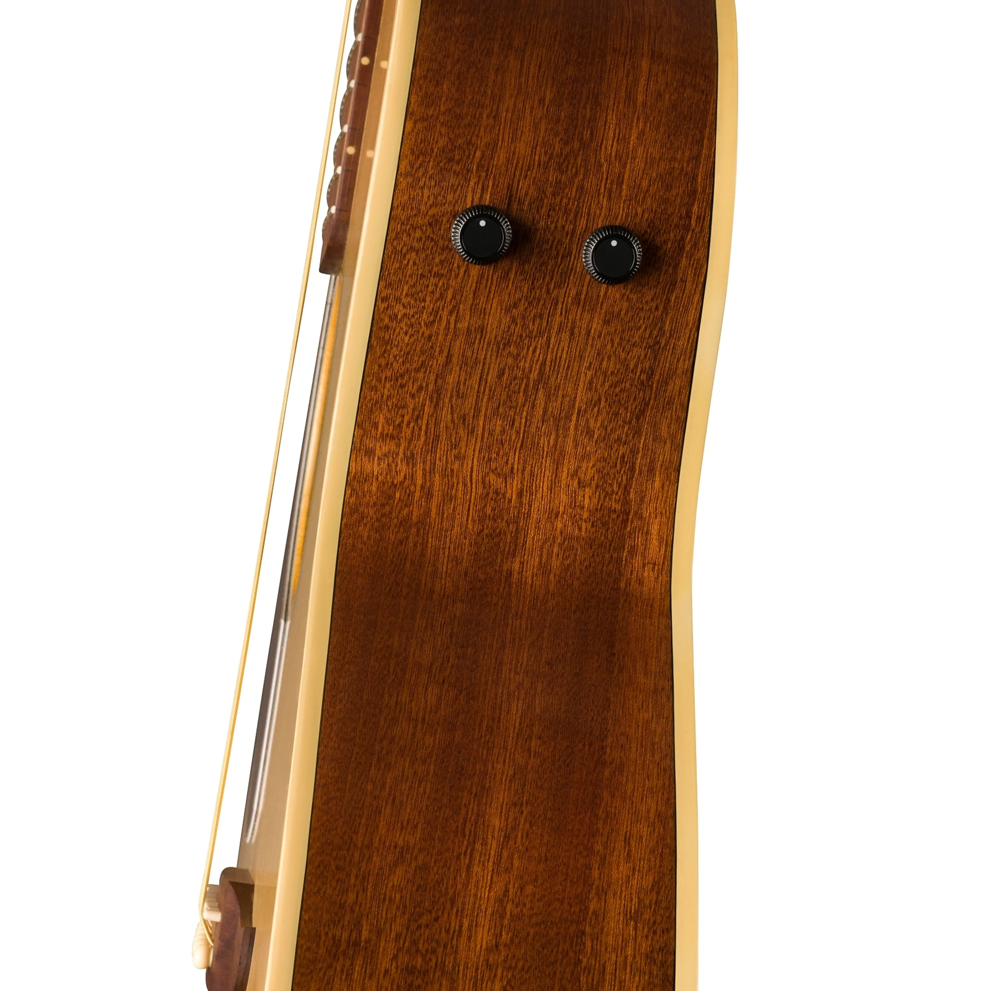 Fender California Newporter Player Left-Handed Medium-Sized Acoustic Guitar, Walnut FB, Natural