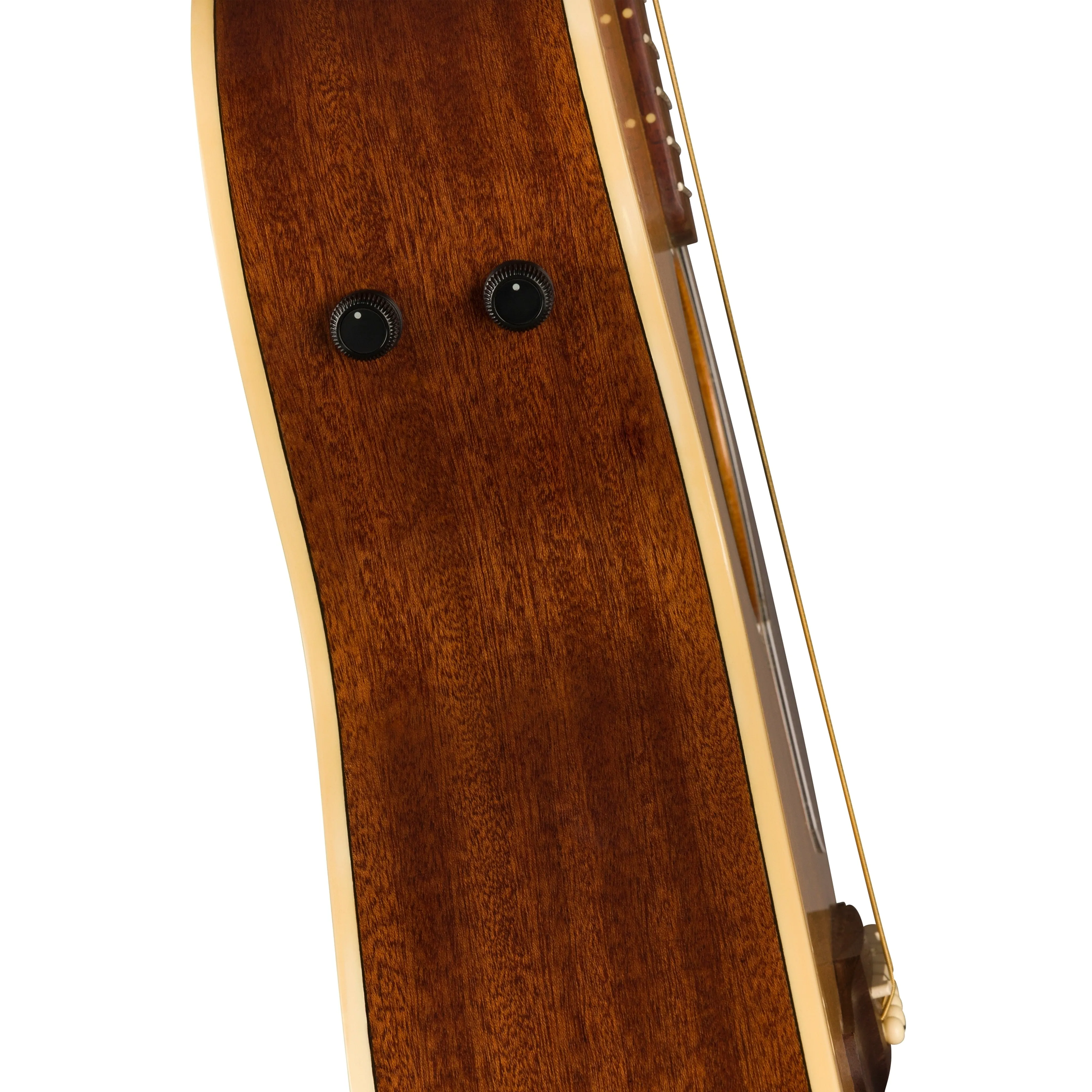 Fender California Newporter Player Medium-Sized Acoustic Guitar, Walnut FB, Natural
